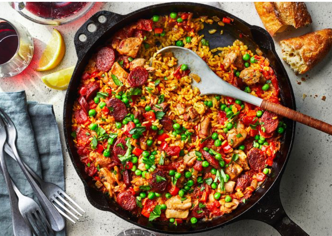 (MFW119) Spanish Chicken & Chorizo Paella Rice