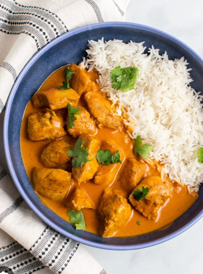 (MFW120) Indian Butter Chicken & Rice