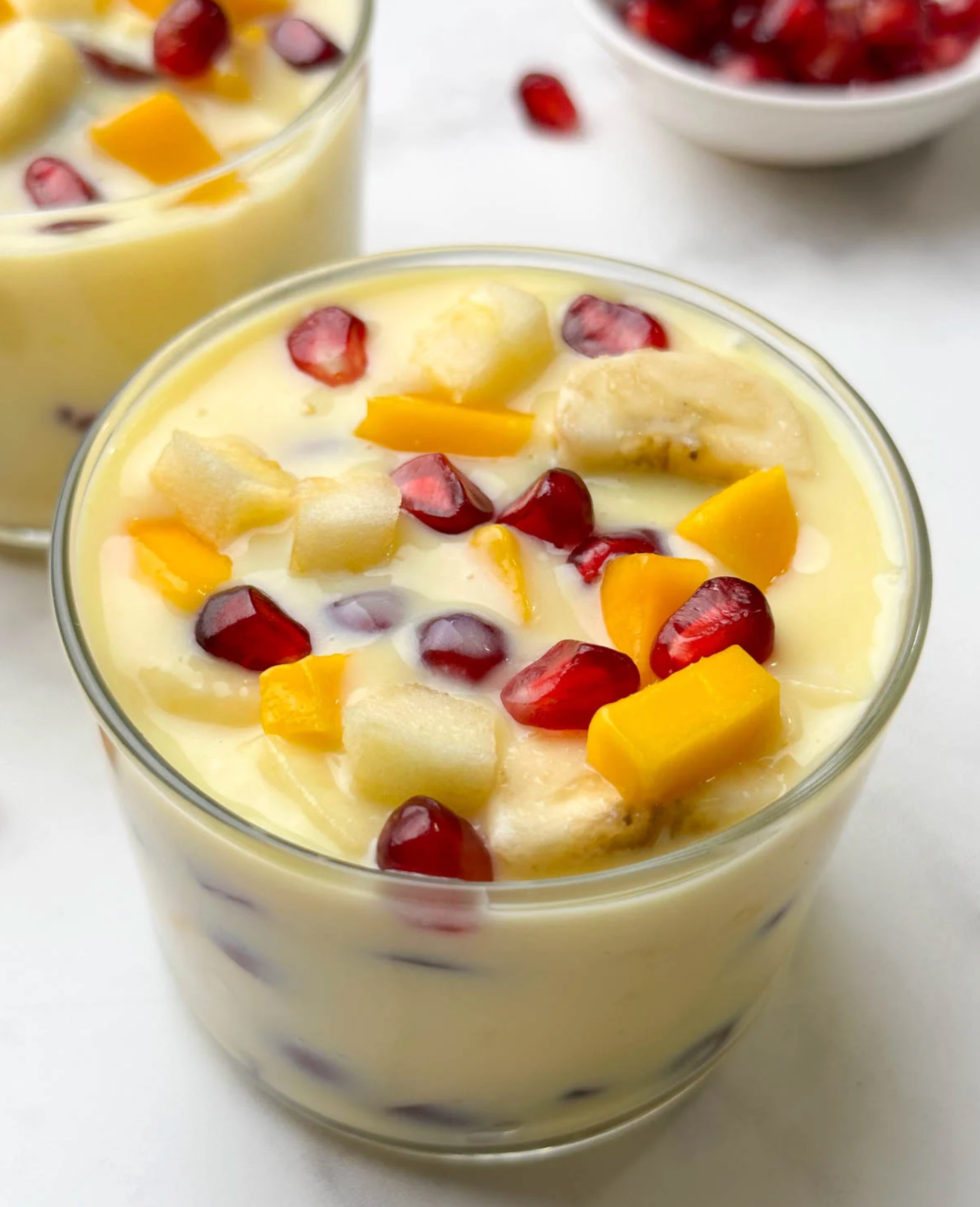 (MFW407) Fruit Salad & Custard