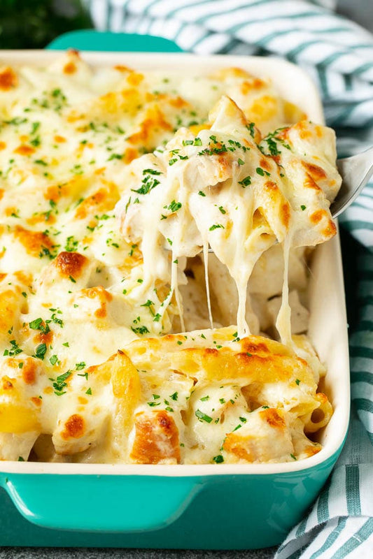 (MFW113)  Italian Creamy Chicken Baked Pasta